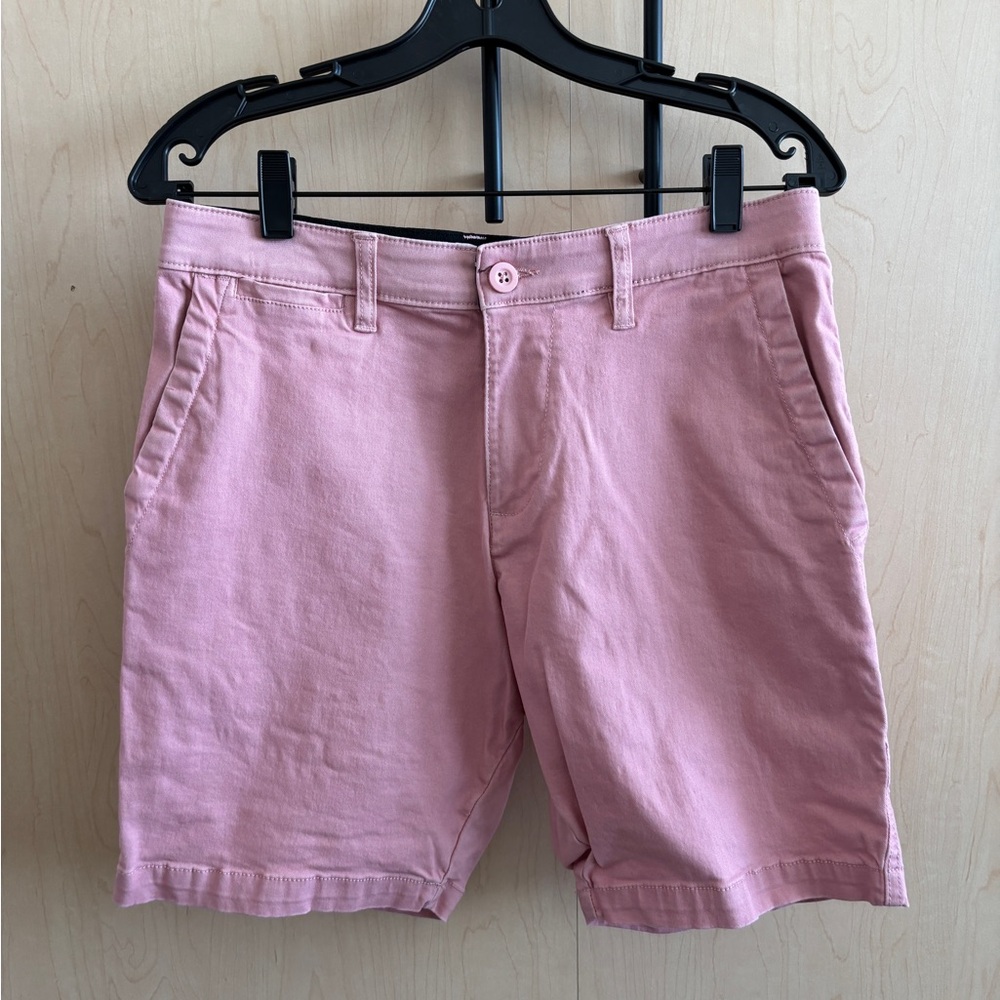 Burnside Men's Light Pink Casual Shorts